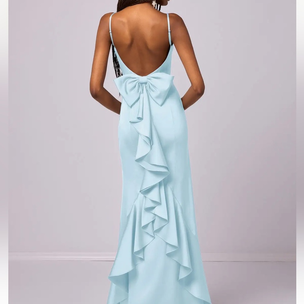 Azazie Dress in Light Blue